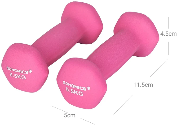 „Songmics“ hanteliai 2 x 0,5kg