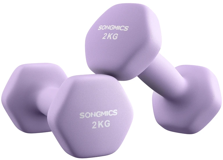 Songmics Hanteliai 2 vnt. rinkinys jėgos treniruotės fitnesas namuose