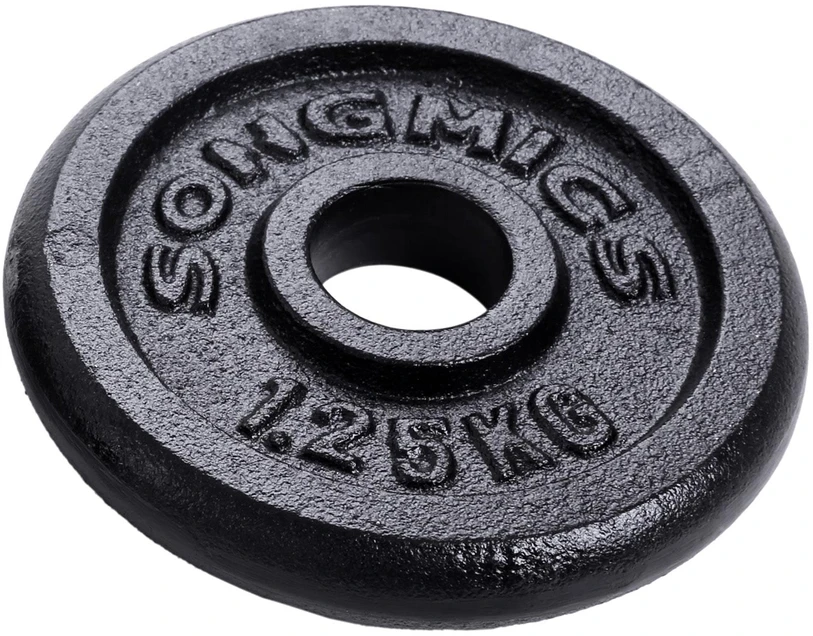 Songmics Ketaus hantelis juodas