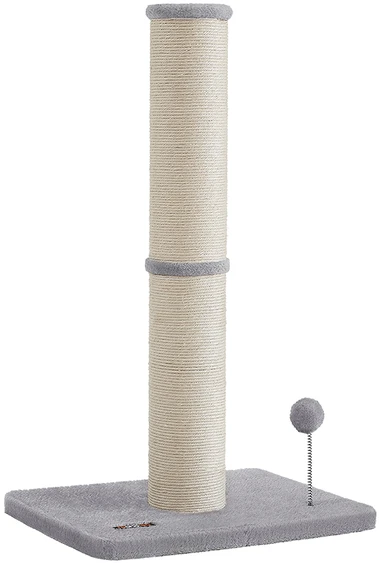 Songmics Feandrea 85 cm aukščio draskyklė su varpeliu ir pliušiniu kamuoliuku