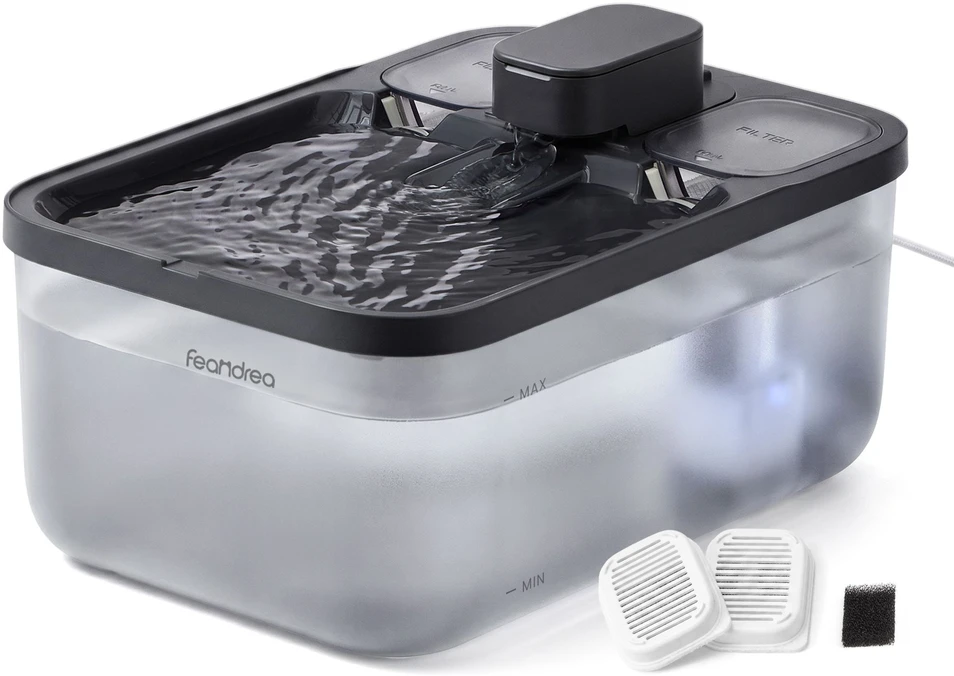 Songmics Katės fontanėlis 4.5 l