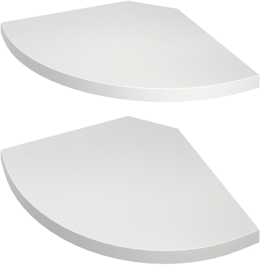 Songmics Kampinė lentyna 20 x 20 x 1.2 cm 2 vnt.