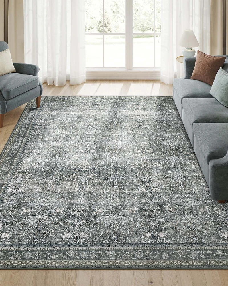 Songmics Kilimas 160 x 230 cm, pilkas
