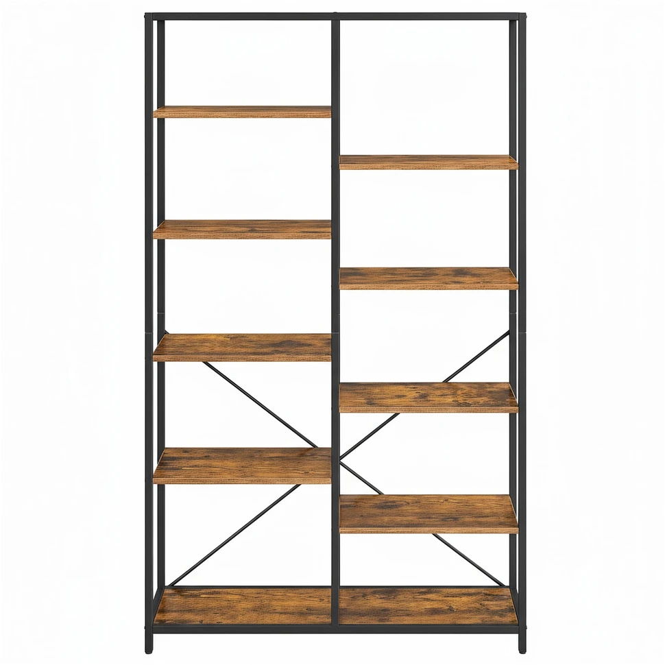 Songmics Knygų lentyna VASAGLE 100x30x170 cm