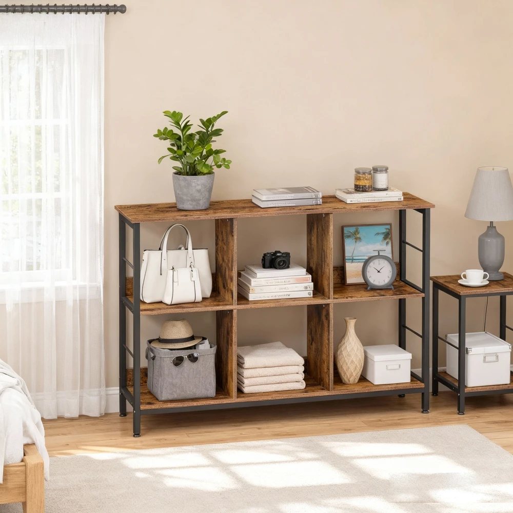 Songmics Knygų lentyna VASAGLE 120x33x80 cm