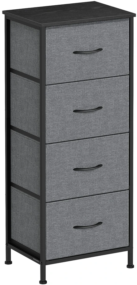 Songmics Komoda 30 x 39.6 x 95.2 cm 4 stalčiai