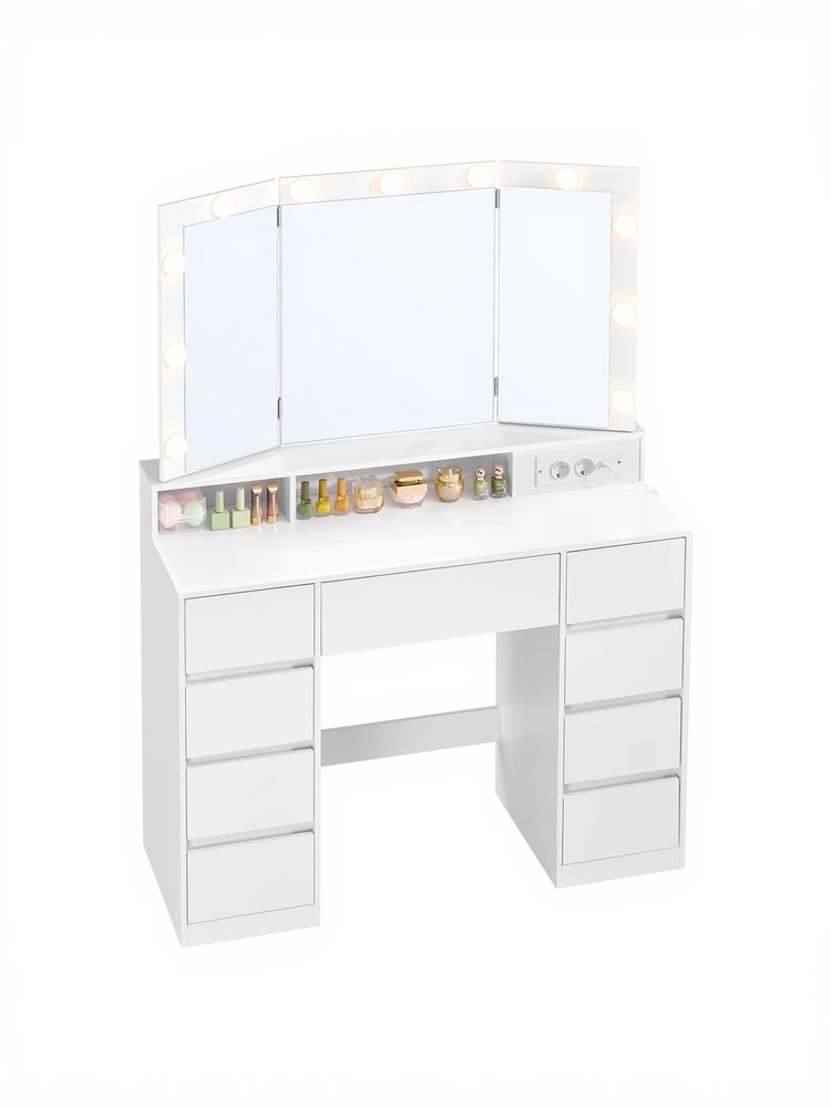 Songmics Kosmetinis stalas 40 × 107 × 144 cm