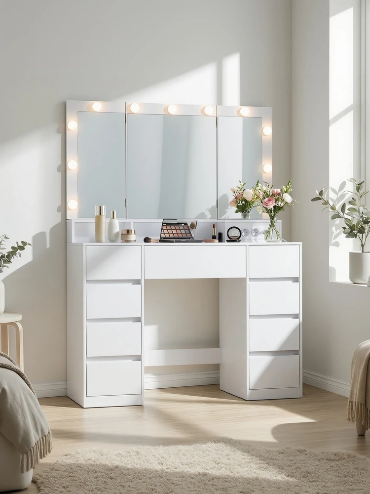 Songmics Kosmetinis stalas 40 × 107 × 144 cm