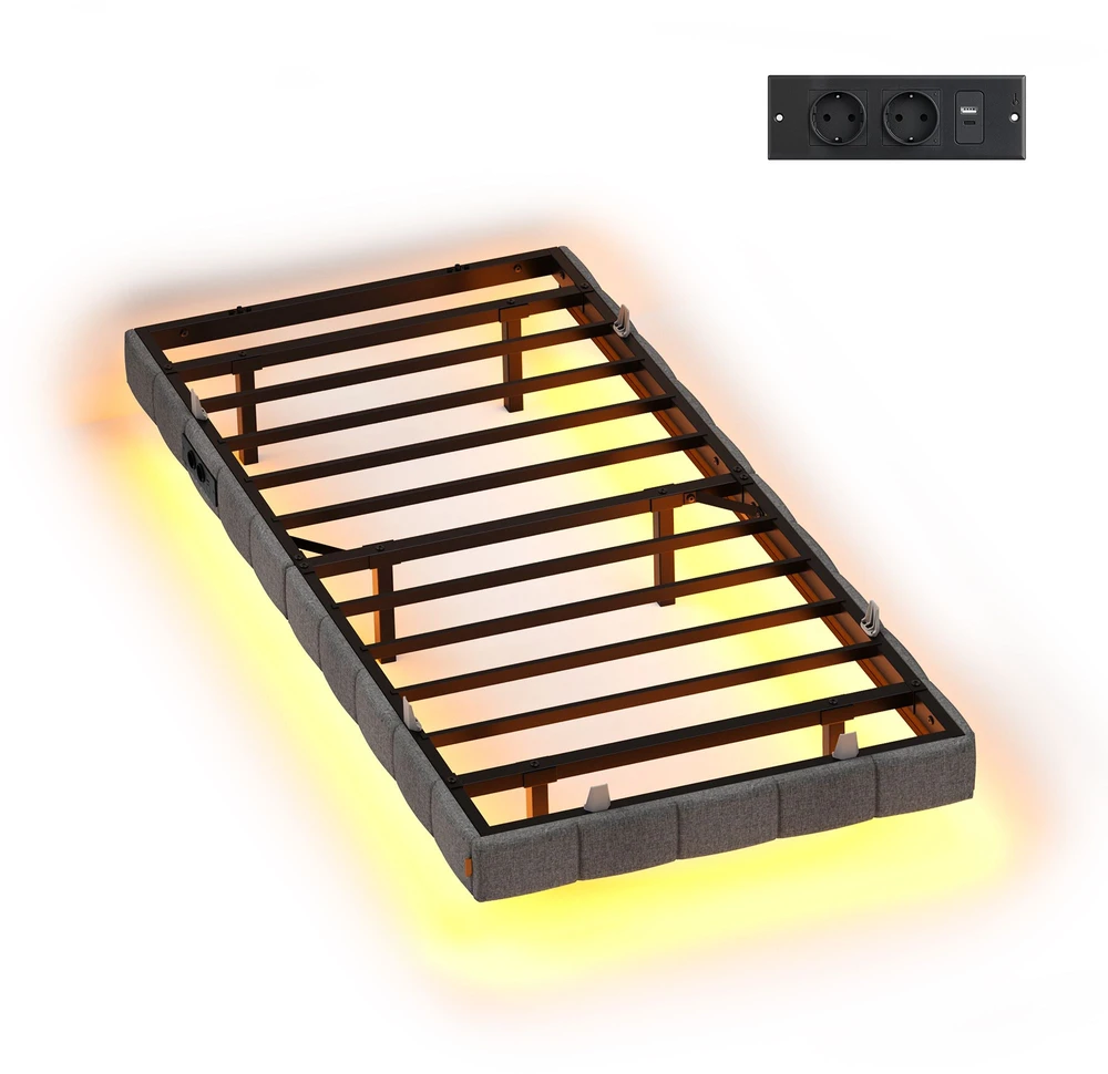 Lova Songmics Lovos rėmas 90 x 200 cm