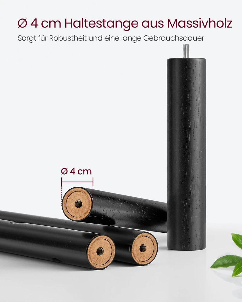 Songmics Vasagle Drabužių stovas medžio formos 8 kabliukai debesis balta