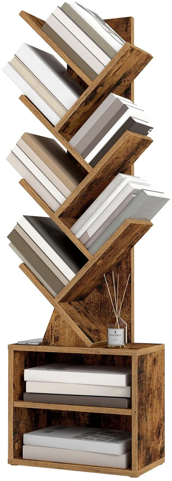 Songmics Knygų lentyna 20,3 x 38 x 123,2 cm