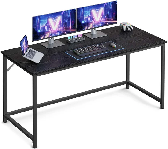 Songmics Vasagle Rašomasis stalas su metaliniu rėmu 60 x 140 x 76 cm