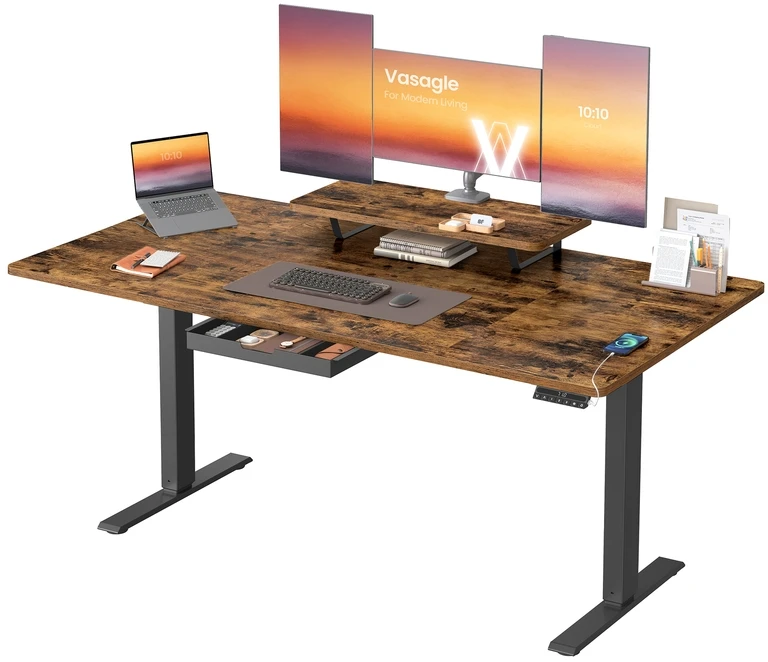 Songmics Reguliuojamo aukščio stalas 160x80