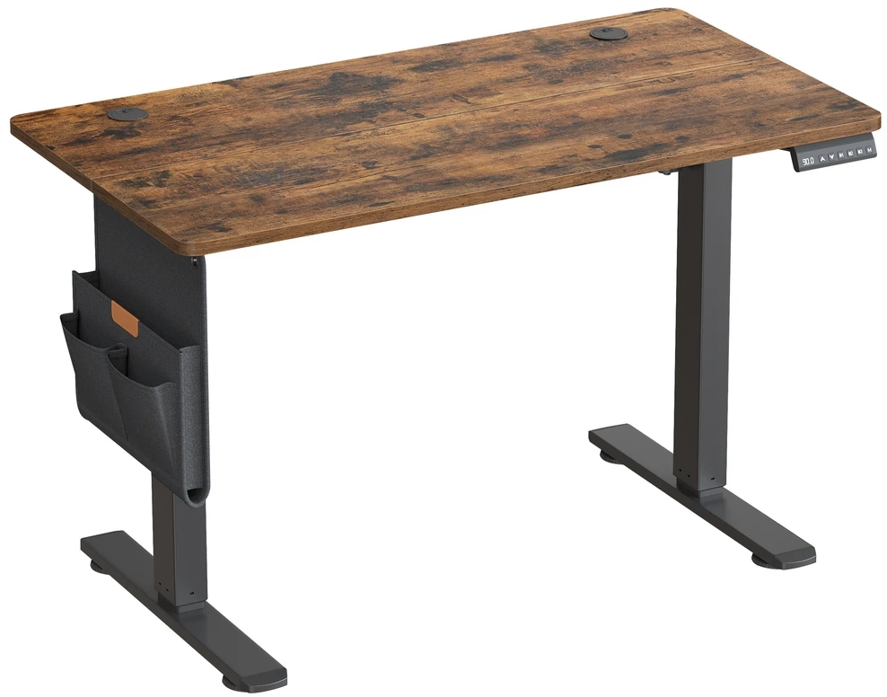 Songmics Reguliuojamo aukščio stalas 100 x 60 x 72-120cm