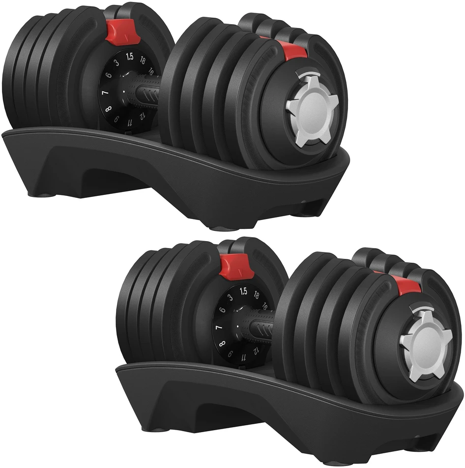 Songmics Hanteliai 2 x 18 kg 2 vnt.