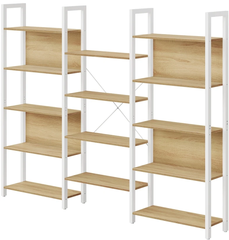 Songmics Knygų lentyna 24 × 128 × 166 cm