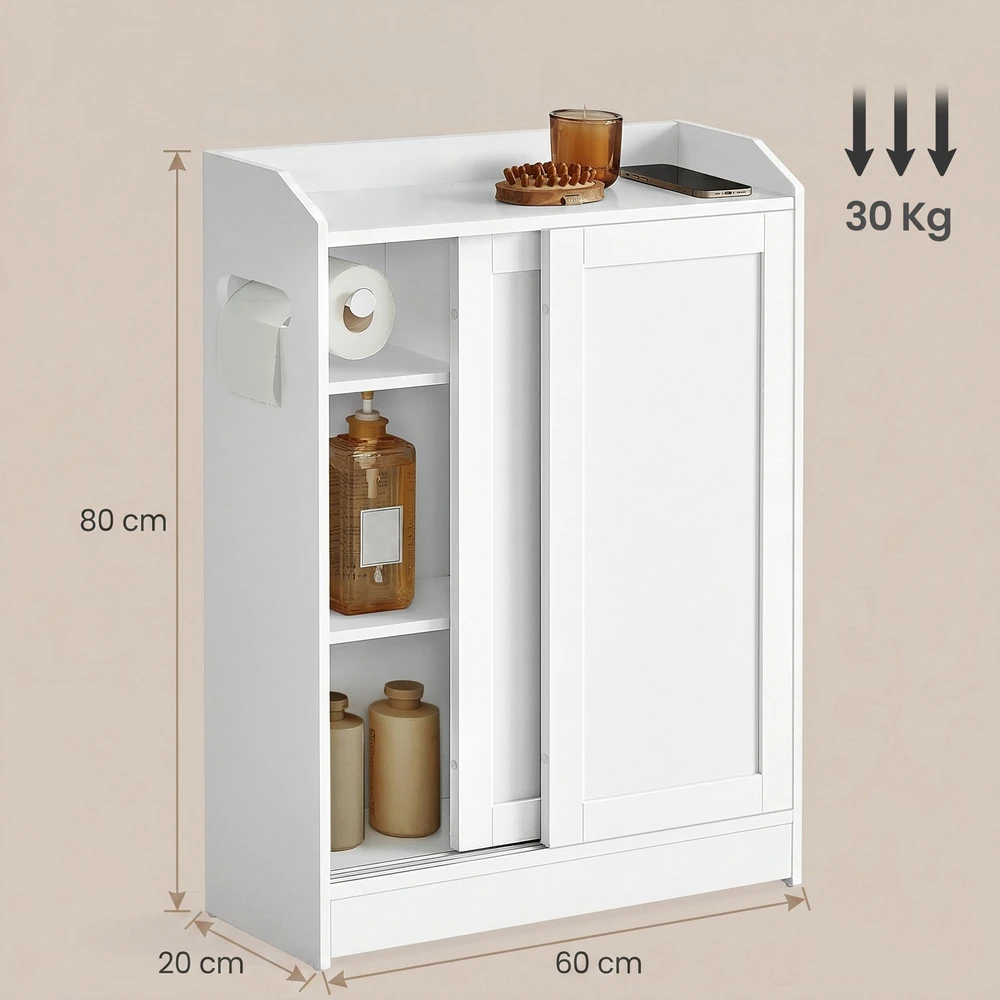 Songmics Vonios spintelė 20 x 60 x 80 cm