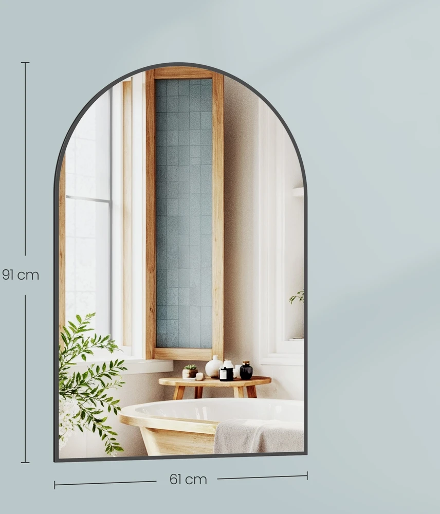 Songmics Sieninis veidrodis 91 x 61 cm
