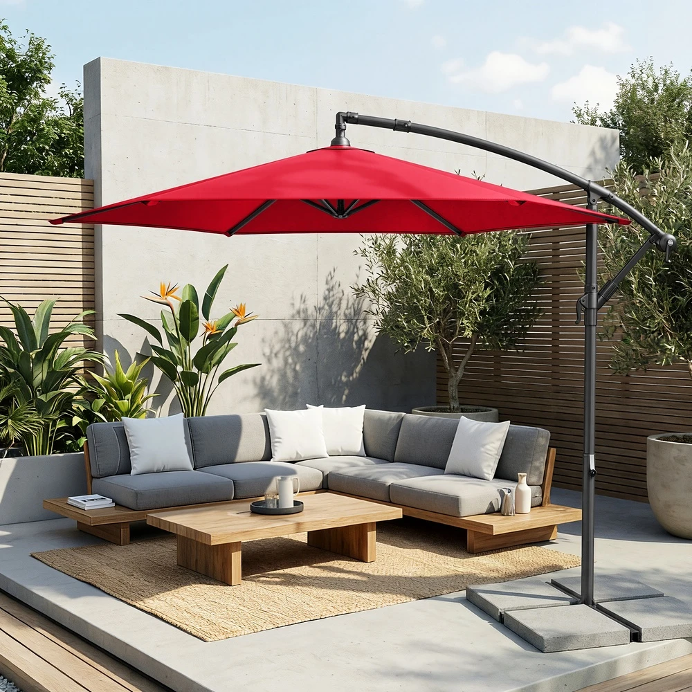 Songmics Skėtis Ø 300 cm