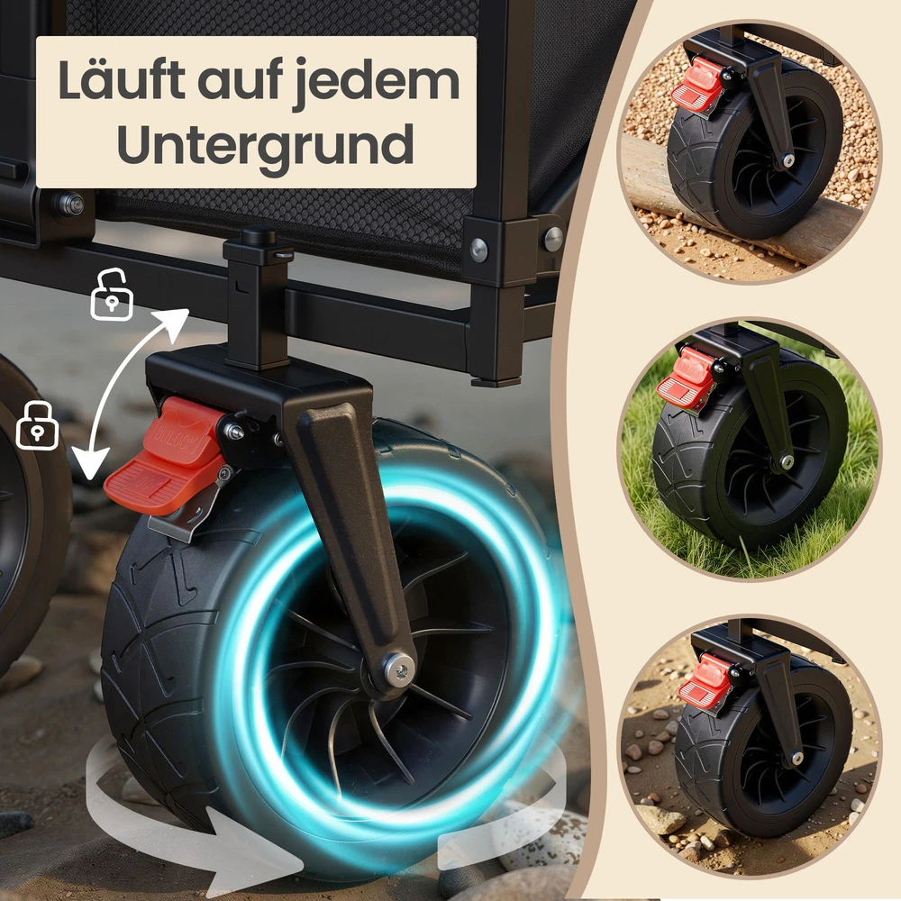 Songmics Vežimėlis 200 l