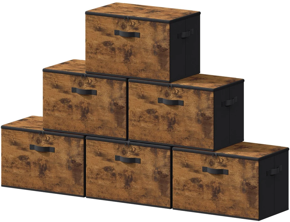 Songmics Daiktadėžės 40 x 30 x 25 cm 6 vnt.