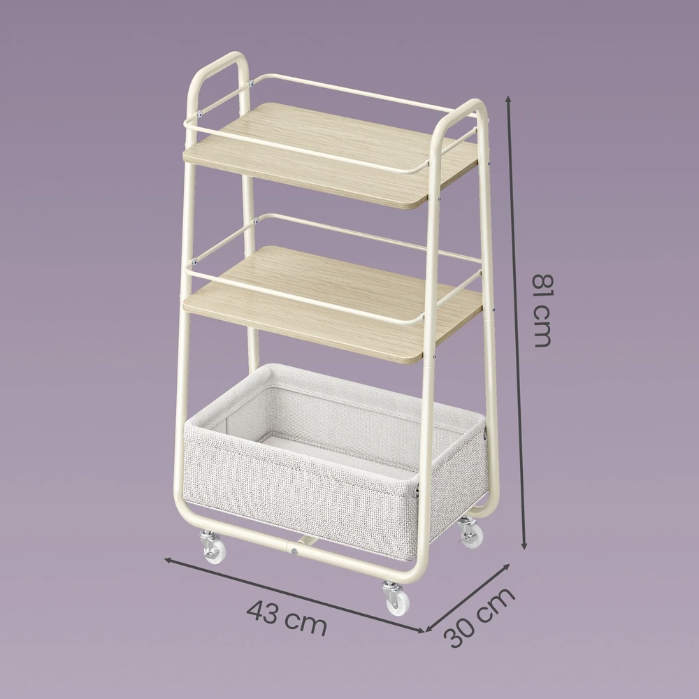 Songmics Vežimėlis 43 x 30 x 81 cm