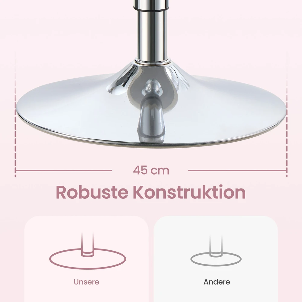 Songmics Kosmetinė kėdė su atlošu