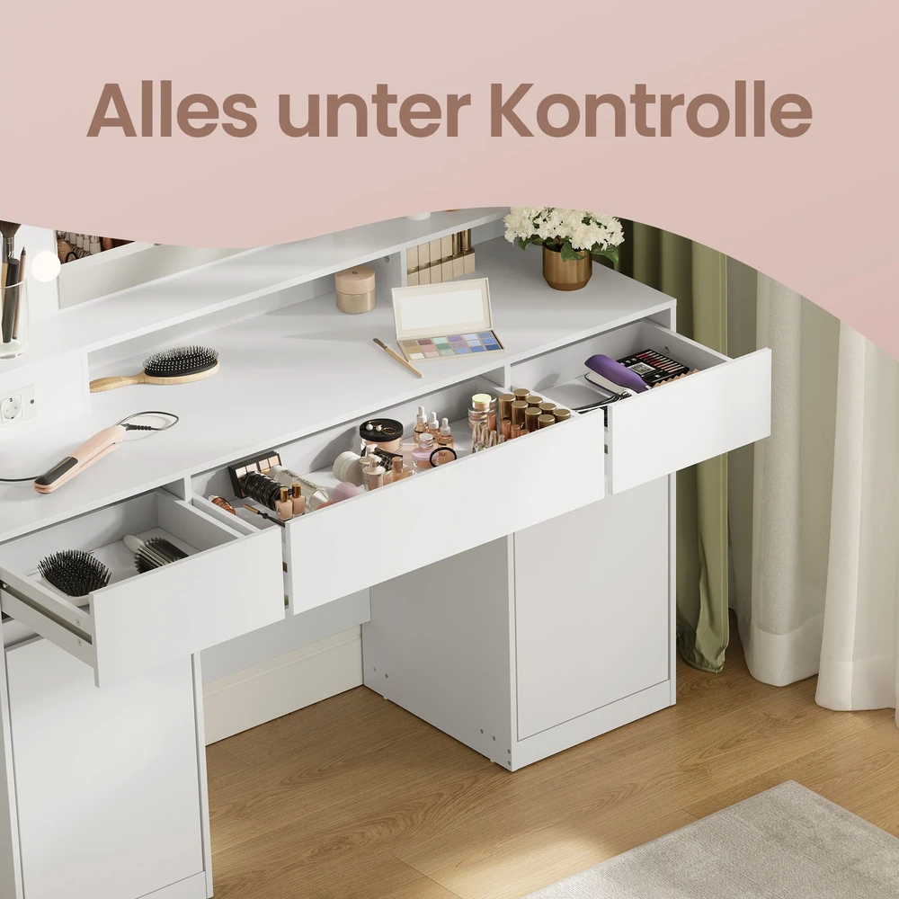 Songmics Kosmetinis staliukas 40 × 107 × 144 cm