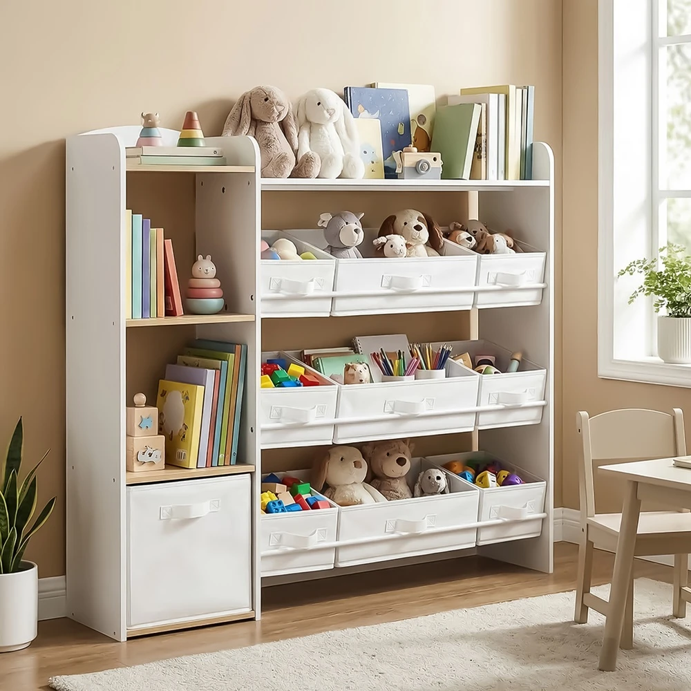 Songmics Vaikų lentyna 30 x 113,1 x 104 cm