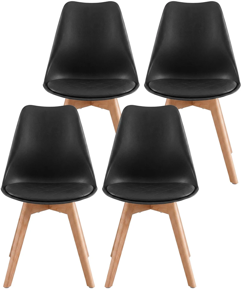 Songmics Valgomojo kėdės 46.5 x 57 x 79 cm 4 vnt.