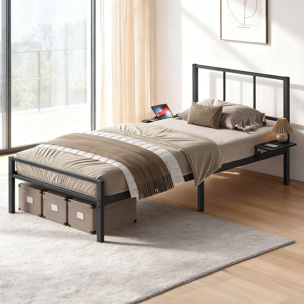 Lova Songmics Lovos rėmas 90 x 190 cm