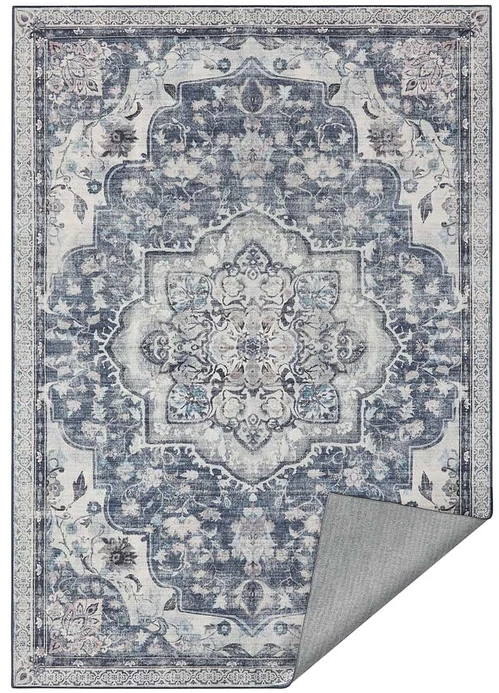 Songmics Kilimas 200 x 290 cm neslystantis tamsiai pilkas