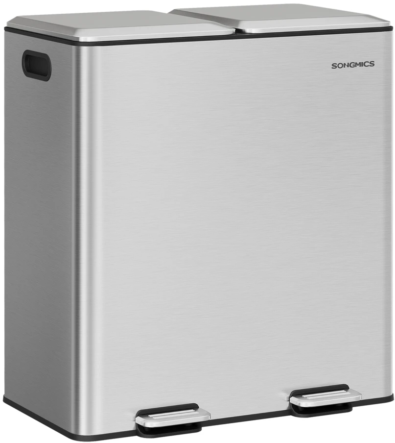 Songmics Šiukšliadėžė 2 x 30 l