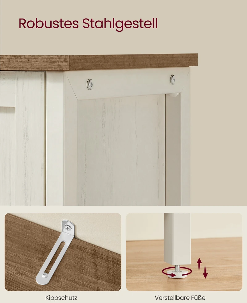 Songmics Virtuvės spintelė 33 × 110 × 75 cm