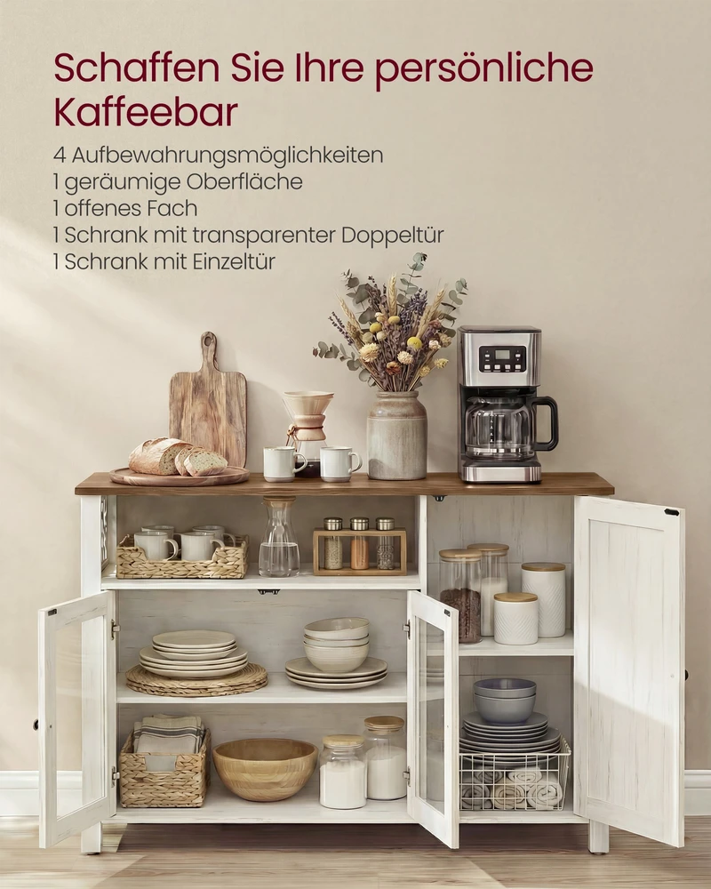 Songmics Virtuvės spintelė 33 × 110 × 75 cm