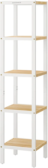Songmics Bambukinė lentyna 5 lygių 33x33x146 cm
