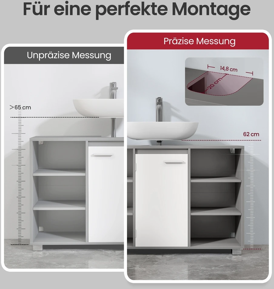 Songmics Praustuvo spintelė 30×90×60 cm