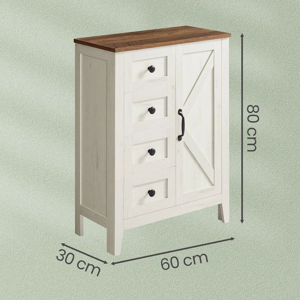 Songmics Vonios spintelė 30 x 60 x 80 cm