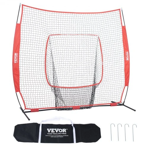 VEVOR 7x7 pėdų beisbolo ir softbolo tinklas