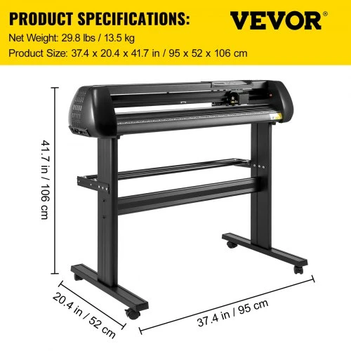 VEVOR 71 cm vinilo pjovimo aparatas su stovu