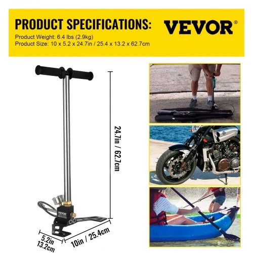 VEVOR 4500 PSI oro užpildymo siurblys
