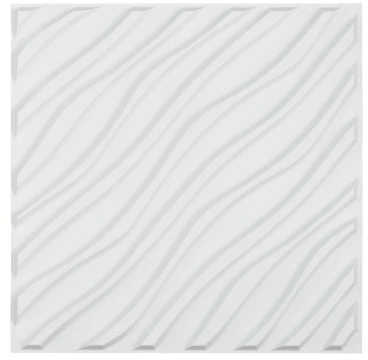 VEVOR 3D sienų plokštės 12 vnt. baltos PVC