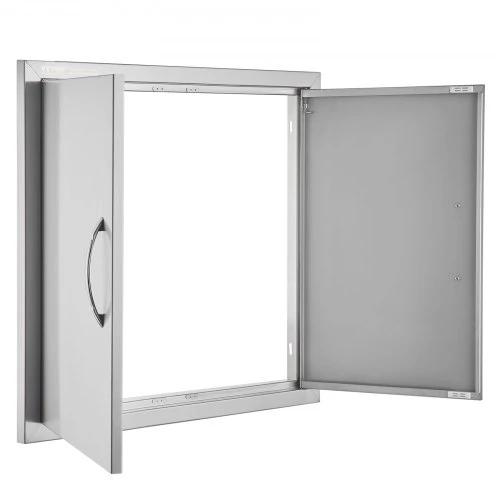 VEVOR 660x609 mm nerūdijančio plieno lauko durelės
