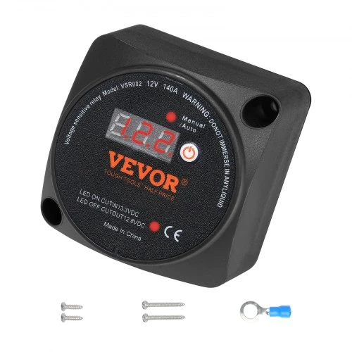 VEVOR Baterijų izoliatorius su įtampos jutikliu 12V