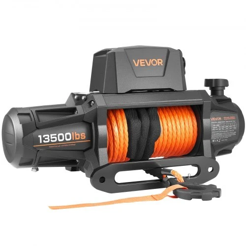 VEVOR Elektrinis gervė 6100 kg, 12V DC su sin. virve