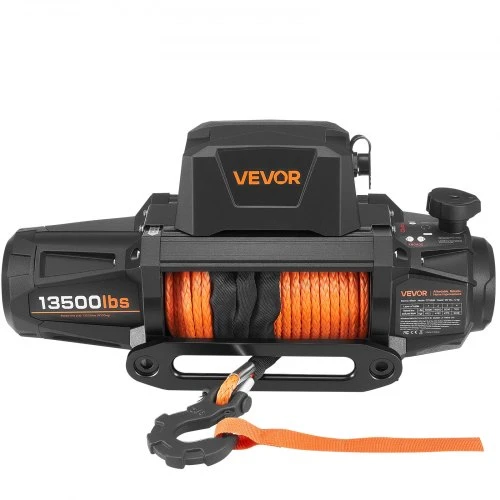 VEVOR Elektrinis gervė 6100 kg, 12V DC su sin. virve