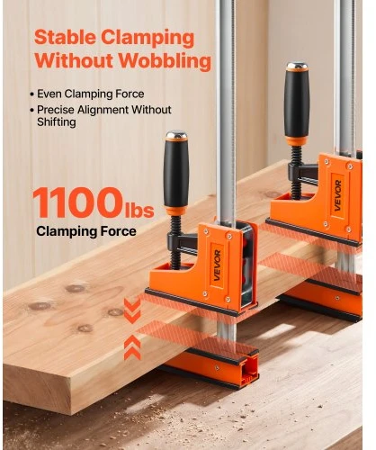 VEVOR F spaustuvai medienos darbams, 4 vnt., 60,96 cm ir 78,7 cm, 500 kg