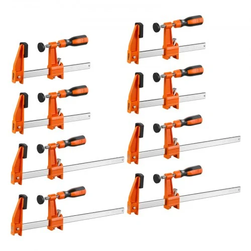 VEVOR F spaustuvų rinkinys medienai, 8 vnt., 15 cm ir 30 cm, iki 272 kg