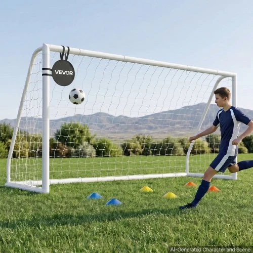 VEVOR Futbolo vartai 3,65 x 1,82 m PVC