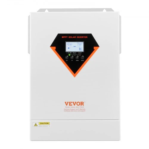 VEVOR Hibridinis saulės inverteris su įkrovikliu 6000W